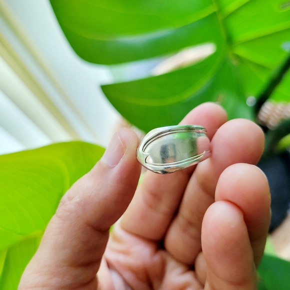 Vintage Silver Spoon Ring, size 7.5 - Picture 7 of 11